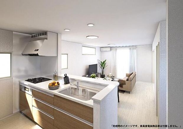 完成予想図（内観）：図面を基に描きおこしたもので、実際とは異なる場合がございます。