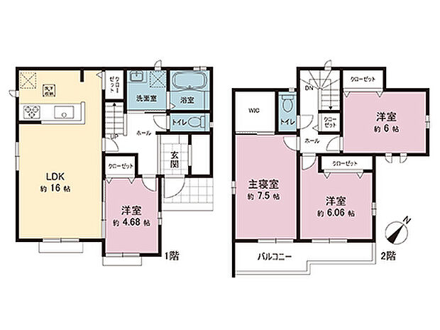 間取図です。図面と異なる場合は現況を優先させていただきます。