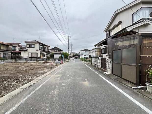 前面道路です。