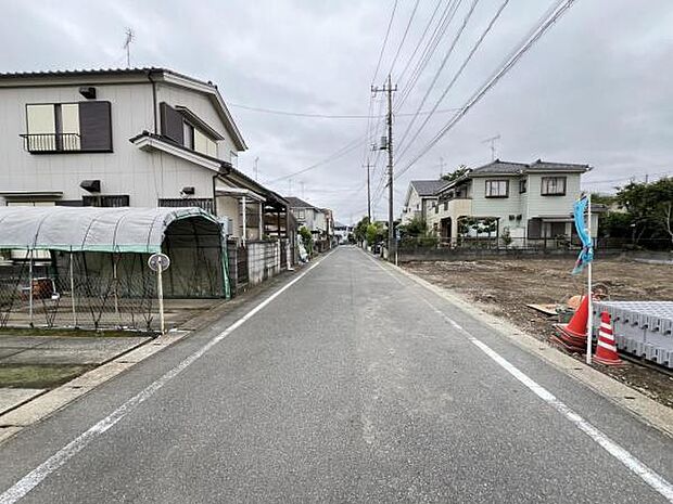 前面道路です。