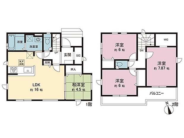 間取図です。図面と異なる場合は現況を優先させていただきます。