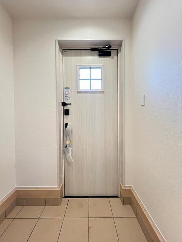 いつも気持ちよくご家族を迎えられる玄関です。