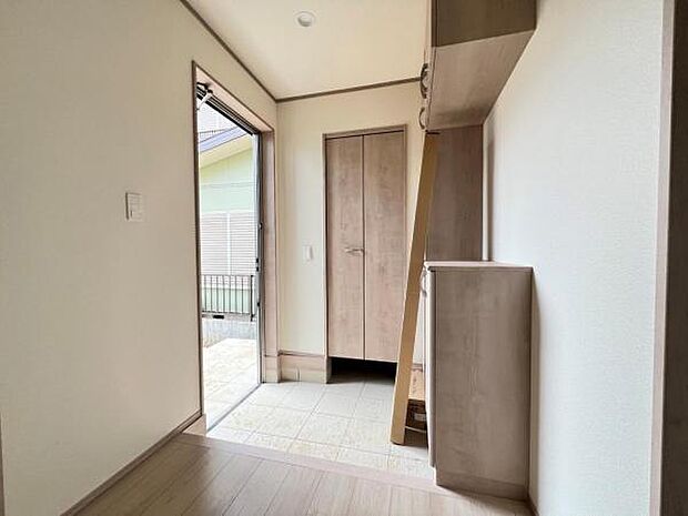 いつも気持ちよくご家族を迎えられる玄関です。