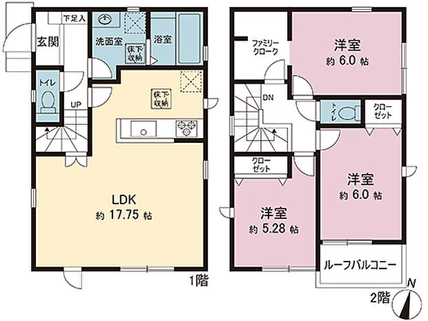 間取図です。図面と異なる場合は現況を優先させていただきます。