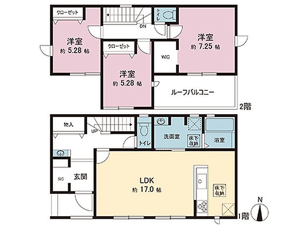 間取図です。図面と異なる場合は現況を優先させていただきます。