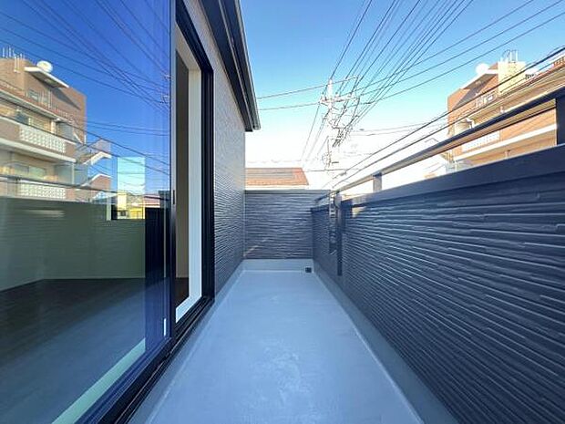 お洗濯ものを気持ち良く太陽の光で干せるのが嬉しいですね。