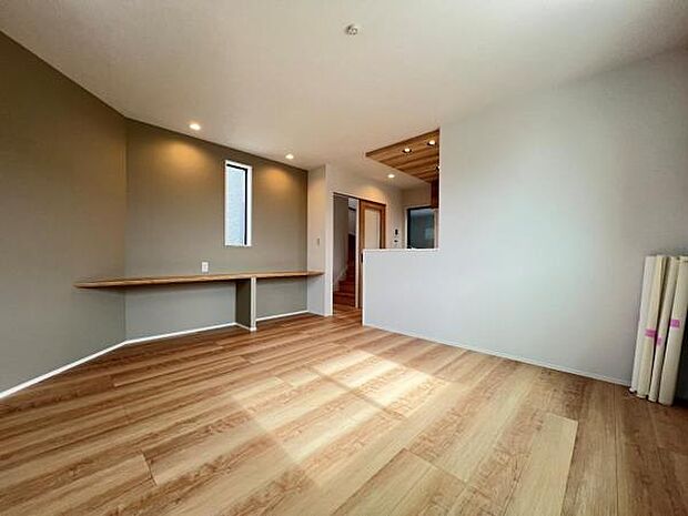 リビングダイニングになります。ご家族そろっての素敵な空間になりそうですね。