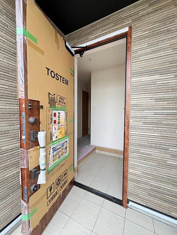 いつも気持ちよくご家族を迎えられる玄関です。