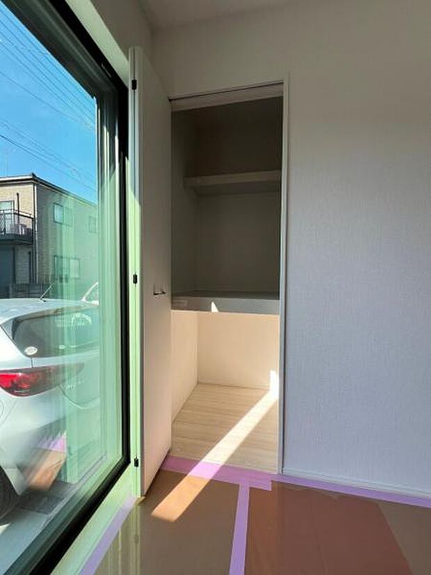 収納豊富な間取りで、室内もスッキリ快適です。