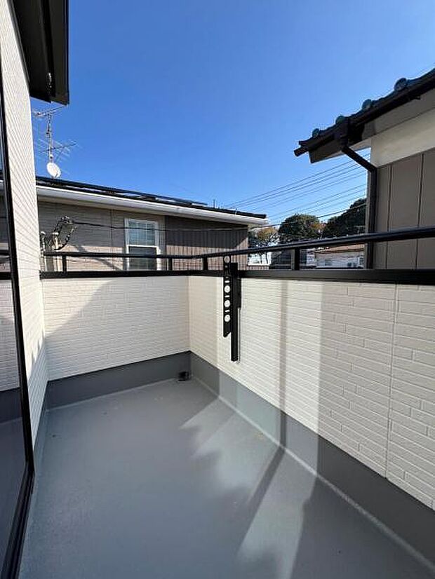 お洗濯ものを気持ち良く太陽の光で干せるのが嬉しいですね。