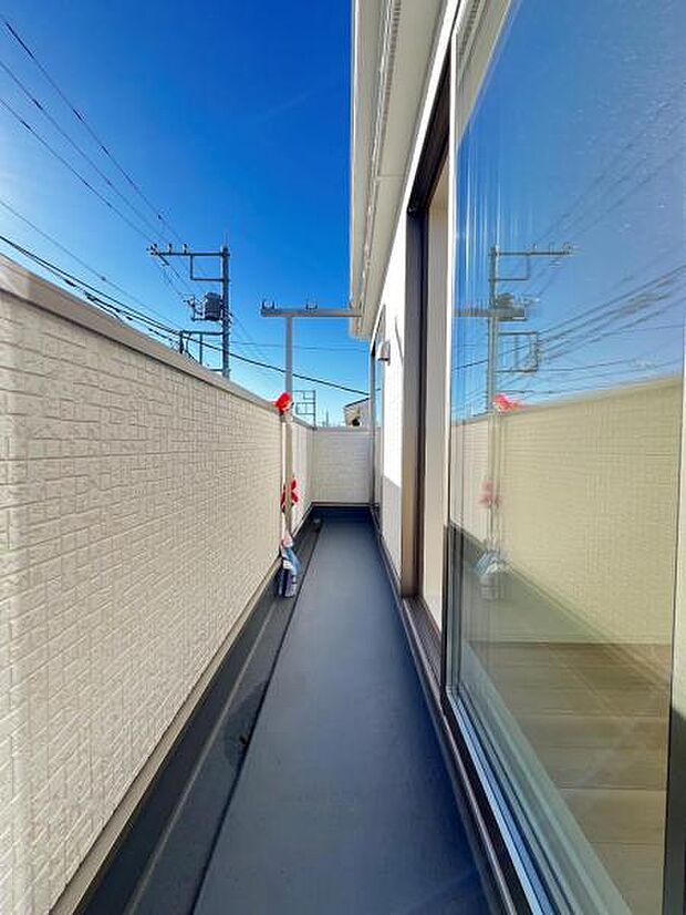 お洗濯ものを気持ち良く太陽の光で干せるのが嬉しいですね。