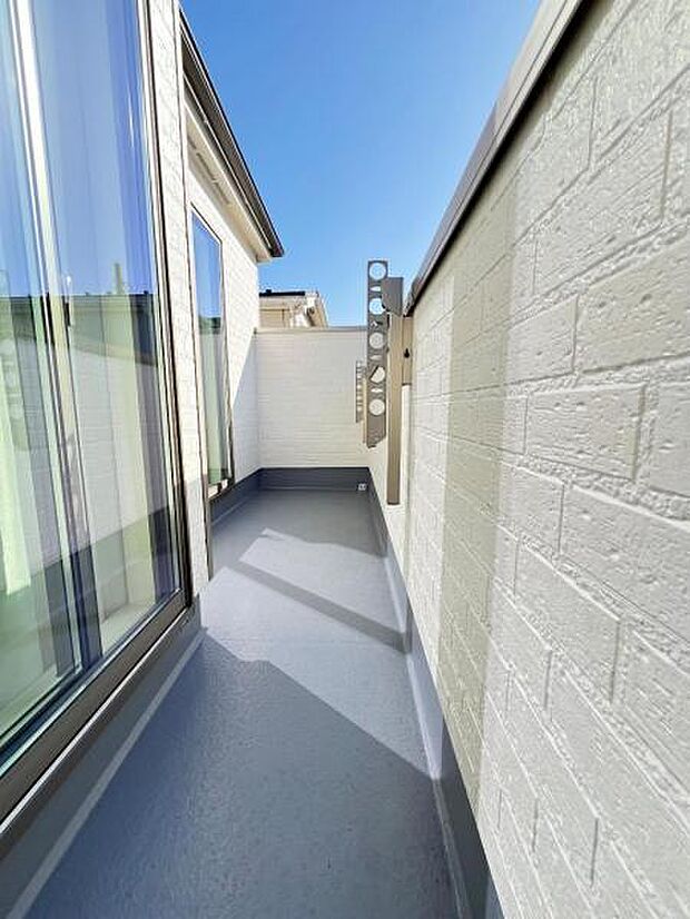 お洗濯ものを気持ち良く太陽の光で干せるのが嬉しいですね。