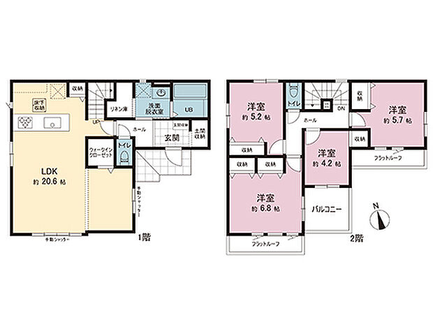 間取図です。図面と異なる場合は現況を優先させていただきます。