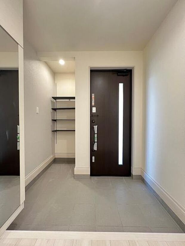 いつも気持ちよくご家族を迎えられる玄関です。