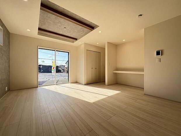 リビングダイニングになります。ご家族そろっての素敵な空間になりそうですね。