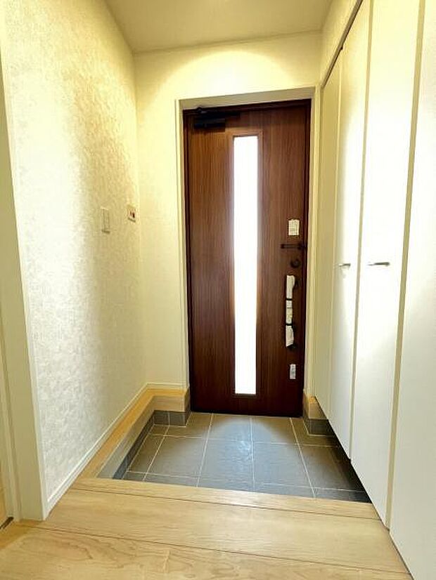 いつも気持ちよくご家族を迎えられる玄関です。