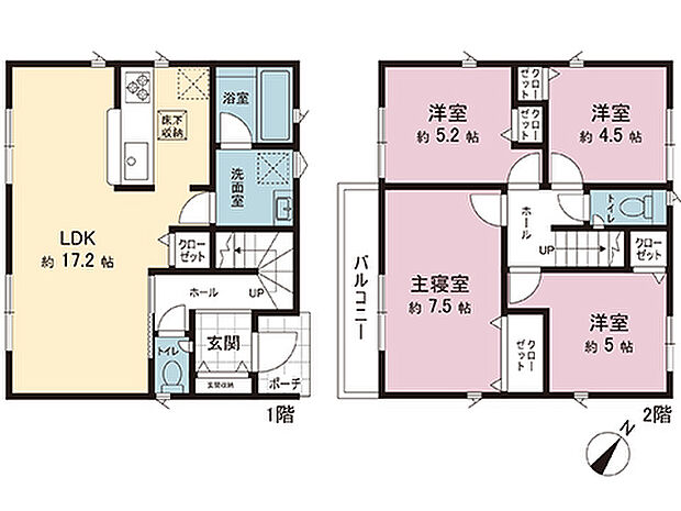 間取図です。図面と異なる場合は現況を優先させていただきます。