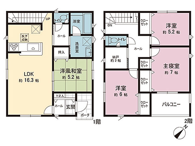 間取図です。図面と異なる場合は現況を優先させていただきます。
