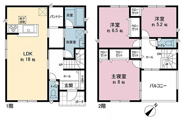 間取図です。図面と異なる場合は現況を優先させていただきます。