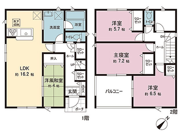間取図です。図面と異なる場合は現況を優先させていただきます。