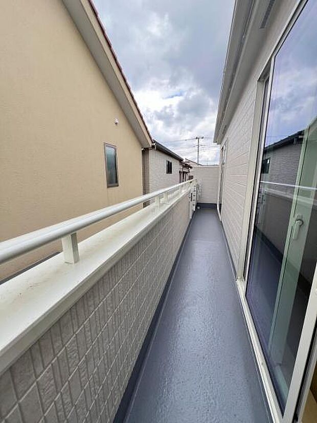 お洗濯ものを気持ち良く太陽の光で干せるのが嬉しいですね。