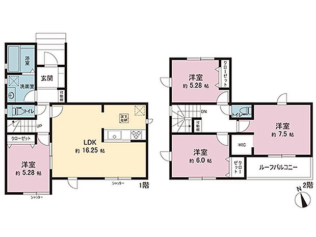 間取図です。図面と異なる場合は現況を優先させていただきます。