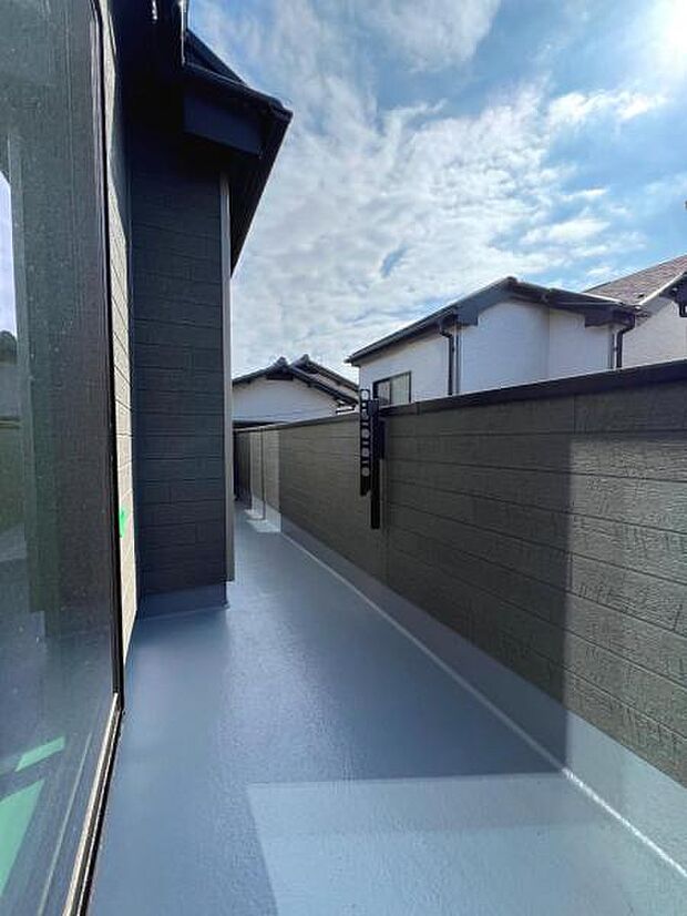 お洗濯ものを気持ち良く太陽の光で干せるのが嬉しいですね。