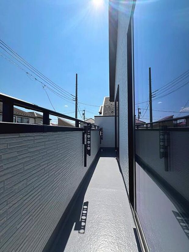 お洗濯ものを気持ち良く太陽の光で干せるのが嬉しいですね。