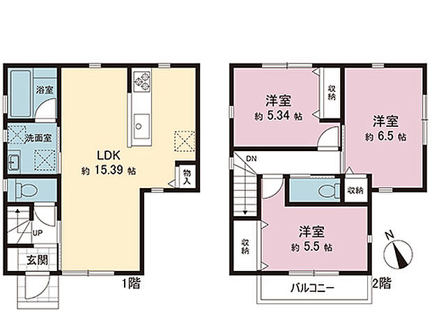 間取図です。図面と異なる場合は現況を優先させていただきます。