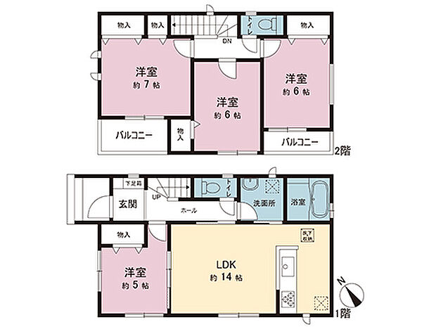 間取図です。図面と異なる場合は現況を優先させていただきます。