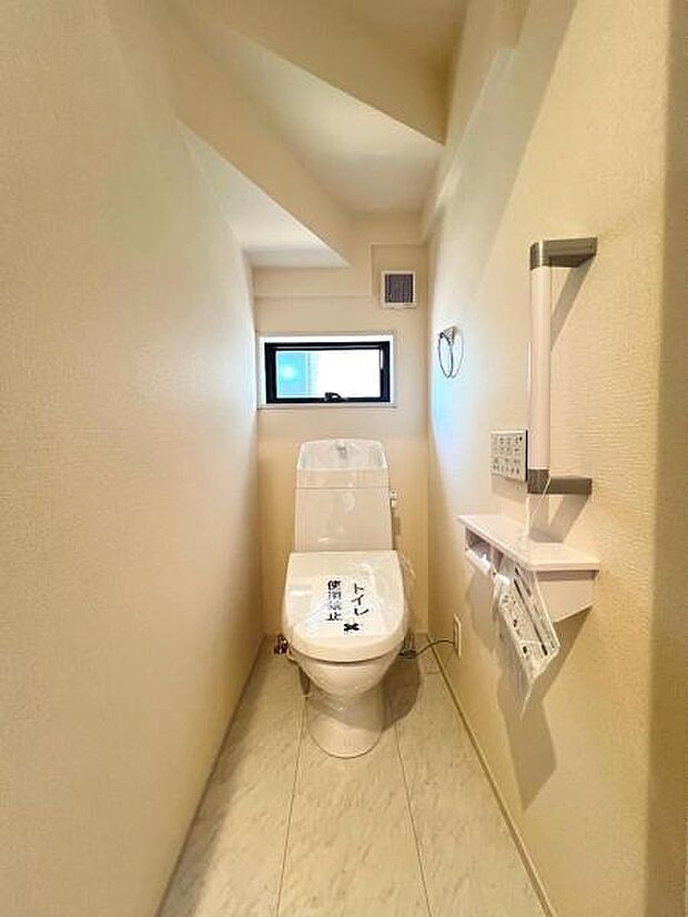 ほっと安らげるトイレ空間です。