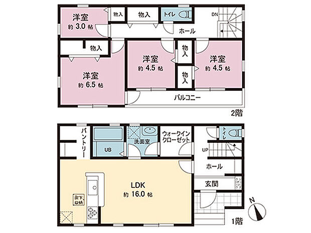 間取図です。図面と異なる場合は現況を優先させていただきます。