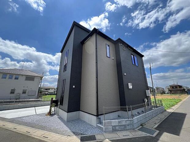 建物完成済・ご家族揃って建物と街並みをご覧いただけます。