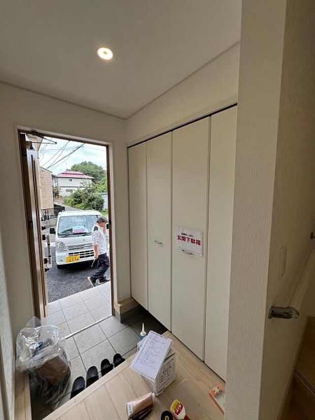 いつも気持ちよくご家族を迎えられる玄関です。