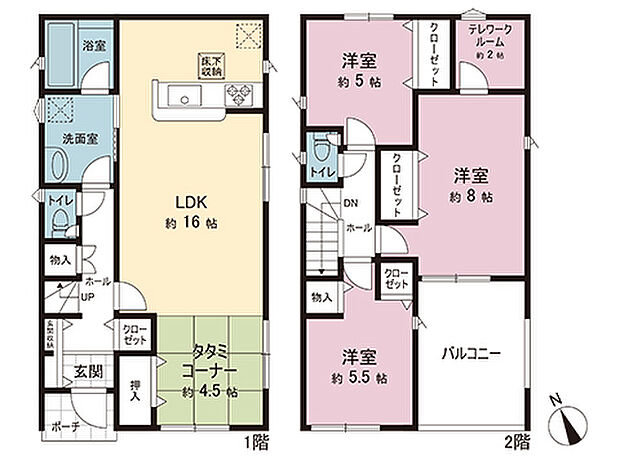 間取図です。図面と異なる場合は現況を優先させていただきます。