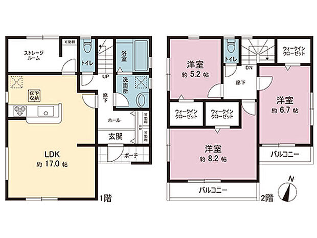 間取図です。図面と異なる場合は現況を優先させていただきます。
