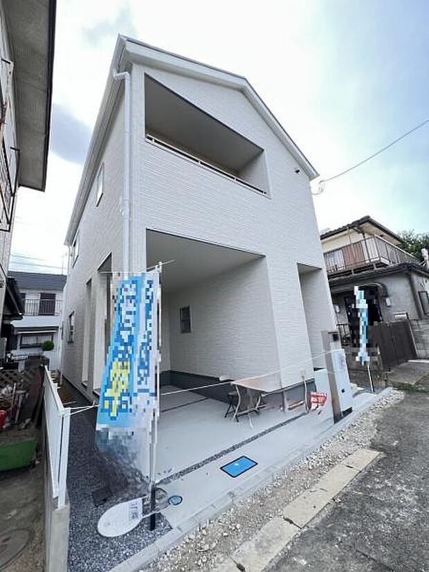 現地写真です。間取はファミリーにもおすすめ3LDKの新築戸建です。
