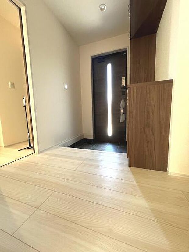 いつも気持ちよくご家族を迎えられる玄関です。