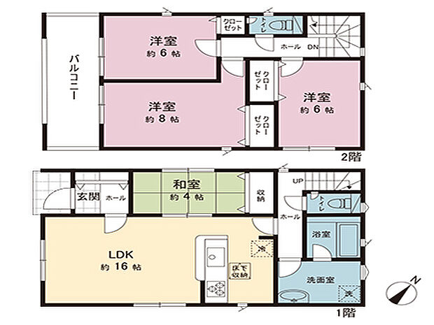 間取図です。図面と異なる場合は現況を優先させていただきます。