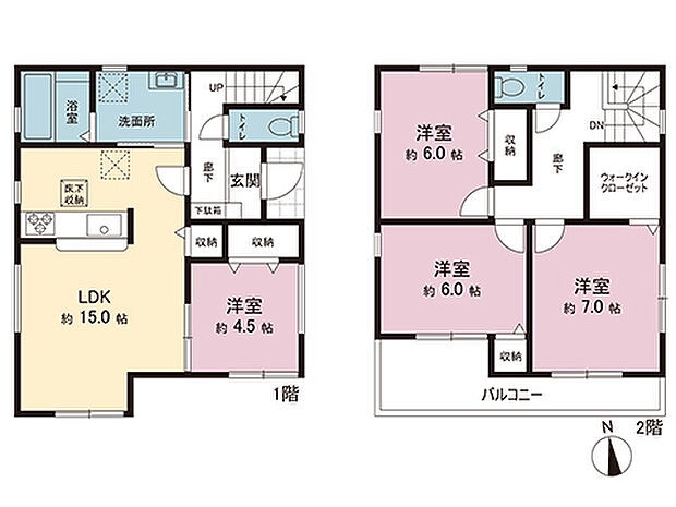 間取図です。図面と異なる場合は現況を優先させていただきます。