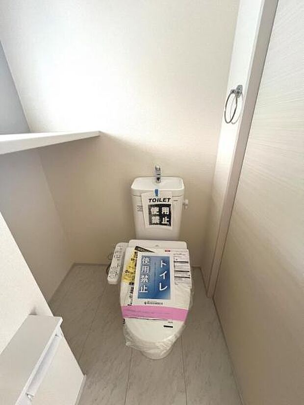 ほっと安らげるトイレ空間です。