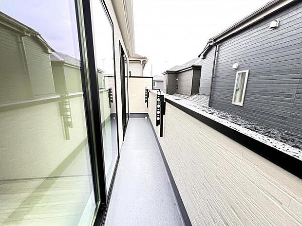 お洗濯ものを気持ち良く太陽の光で干せるのが嬉しいですね。