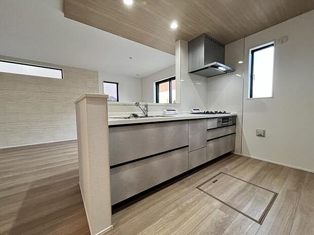 料理の時間が楽しくなるキッチンスペースです。