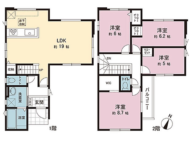 間取図です。図面と異なる場合は現況を優先させていただきます。