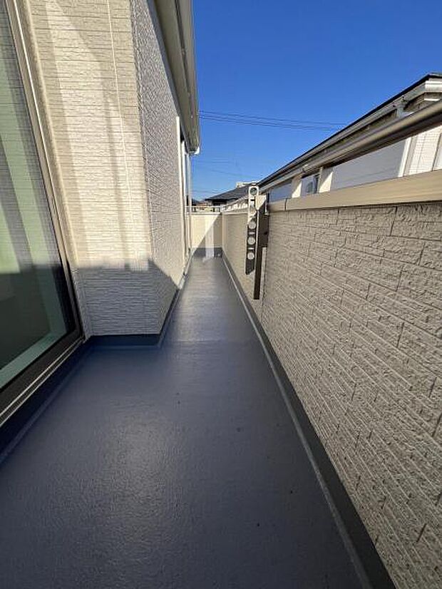 お洗濯ものを気持ち良く太陽の光で干せるのが嬉しいですね。