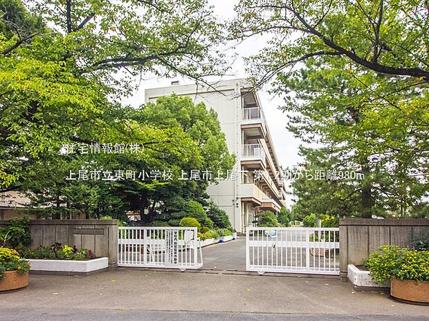 上尾市立東町小学校まで約980m（徒歩13分）