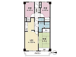 間取図画像 3LDK