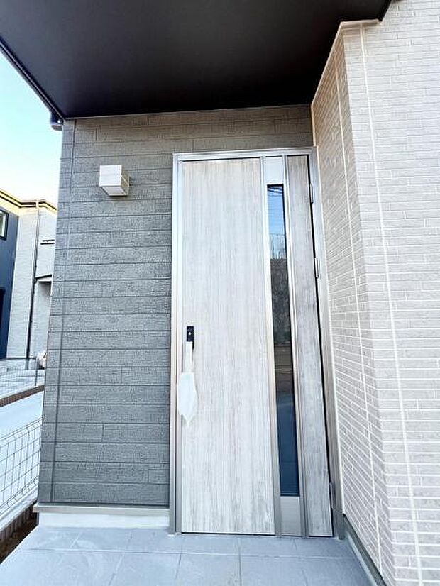 いつも気持ちよくご家族を迎えられる玄関です。