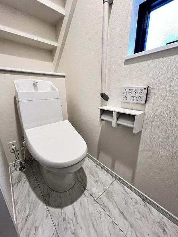 ほっと安らげるトイレ空間です。