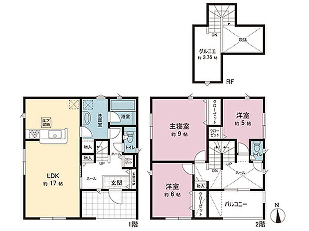 間取図です。図面と異なる場合は現況を優先させていただきます。
